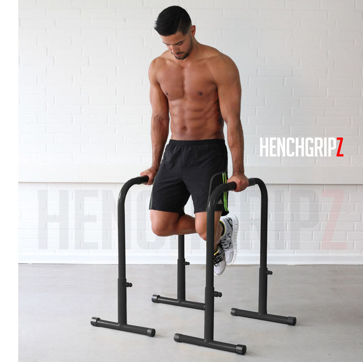 HENCHGRIPZ Dip Bars / Parallettes / Parallel Bars £54.99 HENCHGRIPZ
